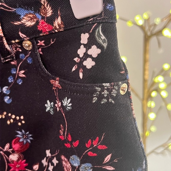 Erdem Victorine denim black floral skirt - Picture 4 of 15